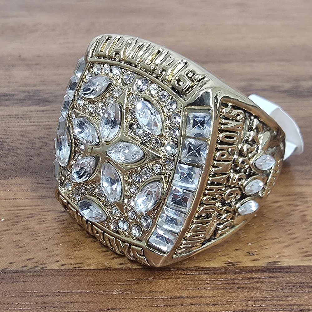 Dallas Cowboys Championship‎ Ring Sz 13 Gold 1995 Suoerbowl Aikman Fan Edition